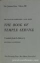 The Code of Maimonides (Mishneh Torah) The Book of Temple Service